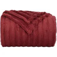 vidaXL plaid Bordeaux Rood 200 x 150 cm 0,8 kg Fleece