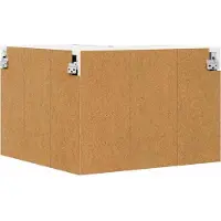 vidaXL Vaatwasserpaneel Kalmar Zwart 57 x 57 x 40 cm Bewerkt hout