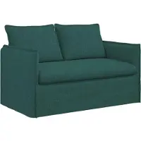 vidaXL Bank Donkergroen 136 x 82 x 85 cm Stof