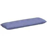 vidaXL Rugkussen Jeans Blauw 200 x 19 x 50 cm Stof