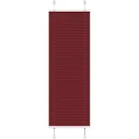 vidaXL Plissé rolgordijn 50x100 cm stofbreedte 49,4 cm bordeauxrood