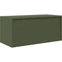 vidaXL Opbergkast Olijf Groen 90 x 40 x 40 cm Staal