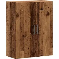 vidaXL Wandkast 69,5x34x90 cm oud houtkleurig