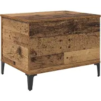 vidaXL Salontafel Oud Hout 60 x 44,5 x 45 cm Bewerkt hout