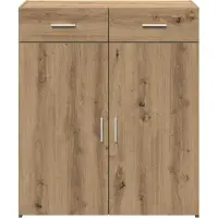 vidaXL Opbergkast Artisan Eiken 80 x 42,5 x 93 cm