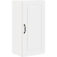 vidaXL Wandkast PORTO Wit 40 x 31 x 80 cm Bewerkt hout