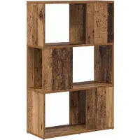 vidaXL Tv-meubelset 60 x 24 x 94,5 cm Bruin Bewerkt hout