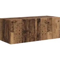 vidaXL TV Wandkast 78,5 x 31 x 29,5 cm Oud Hout Bewerkt hout