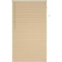 vidaXL Venetiaanse jaloezie Lichtbruin met Patroon 213 x 120 cm 25 mm