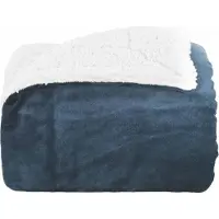 vidaXL plaid Marineblauw 240 x 270 cm 3.17 kg Fleece