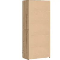 vidaXL Highboard 2 st Artisan Eiken 80 x 42 x 185 cm