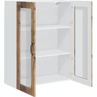 vidaXL Vaatwasserpaneel Kalmar Oudhout 80 x 31 x 100 cm Bewerkt hout