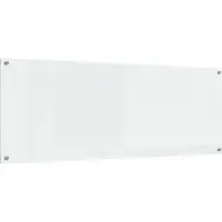 vidaXL Keukenachterwand Doorzichtig 110 x 40 cm gehard glas