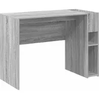 vidaXL Bureau Grijs Sonoma Bewerkt hout 109 x 50 x 78 cm