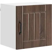 vidaXL Wandkast LUCCA Bruin eiken 40 x 31 x 40 cm Bewerkt hout