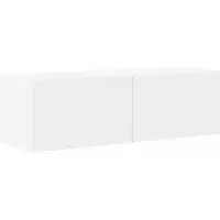 vidaXL TV-wandmeubel, wit, 98 x 31 x 29,5 cm, houtvezel