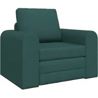 vidaXL Slaapbank Donkergroen 98 x 71 x 83 cm Stof