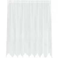 vidaXL Lacegordijn Wit 160 x 200 cm Polyester