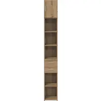 vidaXL Opbergkast 2 st Artisan Eiken 30 x 42,5 x 225 cm
