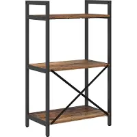 vidaXL Boekenplank 3-laags 56 x 34 x 96 cm Bewerkt hout Oud Hout