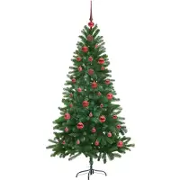 vidaXL Kerstboom met 150 LED met standaard Groen 150 cm PE