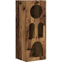 vidaXL Dressoir ELST Oudhout 40 x 35 x 100.5 cm Bewerkt hout