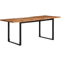 vidaXL Eettafel 180x90x75 cm massief acaciahout