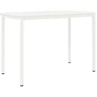vidaXL Bartafel Wit 150 x 80 x 105 cm Massief grenenhout