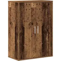vidaXL Dressoir Oudhout 60 x 31 x 84 cm Bewerkt hout
