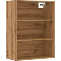 vidaXL Bovenkast 69,5x32,5x90 cm artisanaal eikenkleur
