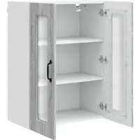 vidaXL Vaatwasserpaneel Kalmar Grijs Sonoma 60 x 31 x 80 cm