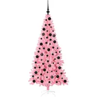vidaXL Kerstboom Roze 180 cm PVC