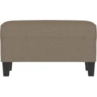 vidaXL Bankje 70x35x41 cm stof taupe