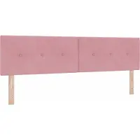 vidaXL Hoofdbord Roze 180 cm Fluweel