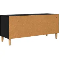 vidaXL TV Kast 100 x 34,5 x 44,5 cm Zwart Eiken Bewerkt hout