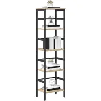 vidaXL Boekenplank 4-laags 40 x 29.5 x 115 cm Bewerkt hout Sonoma Eik