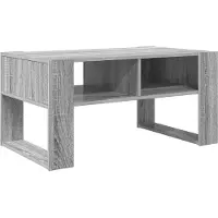 vidaXL Salontafel Grijs Sonoma 92 x 53 x 45 cm Bewerkt hout