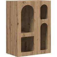 vidaXL Dressoir ELST, ambachtelijk eikenfineer, 59 x 35 x 80,5 cm, houtvezelplaat