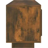 vidaXL Tv-meubel 102x35x45 cm bewerkt hout gerookt eikenkleurig
