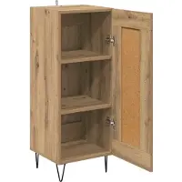 vidaXL Dressoir Artisan Eiken 34,5 x 34 x 90 cm