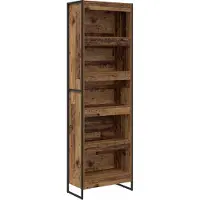 vidaXL Boekenkast 60 x 30 x 189,5 cm Bewerkt hout Oud Hout