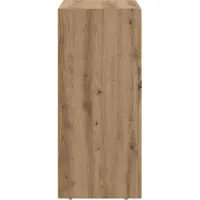 vidaXL Dressoir ELST Artisan Eiken 59 x 35 x 80.5 cm Bewerkt hout