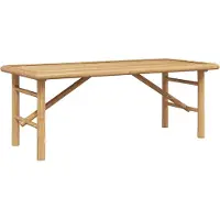 vidaXL Salontafel Bruin 110 x 50 x 43 cm Bamboe