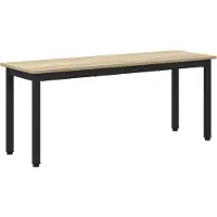 vidaXL Bank Sonoma 110 x 35 x 45 cm Bewerkt hout