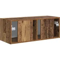 vidaXL TV Wandkast 78,5 x 31 x 29,5 cm Oud Hout Bewerkt hout