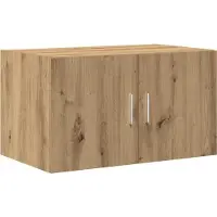 vidaXL Wandkast artisanaal eikenkleurig 70 x 42.5 x 40 cm Bewerkt hout