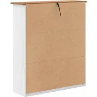 vidaXL Houten kast ASKIM, 91 x 30 x 104 cm, massief dennenhout