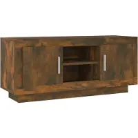 vidaXL Tv-meubel 102x35x45 cm bewerkt hout gerookt eikenkleurig