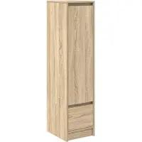 vidaXL Highboard 29,5x34x119,5 cm spaanplaat sonoma eikenkleurig