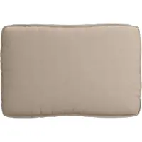 vidaXL Kussen Taupe 120 x 80 x 12 cm Oxford Stof